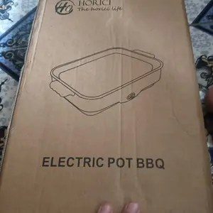 [RUMAE] Panggangan Listrik Portable Multifungsi BBQ Anti Lengket