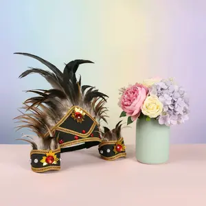 Mahkota Dan Gelang Dayak Papua Permata Merah Anak sampai dewasa | Cocok Untuk Acara Karnaval, Kartini Anak dan Acara Lainnya.  Pria dan Wanita  Elegan