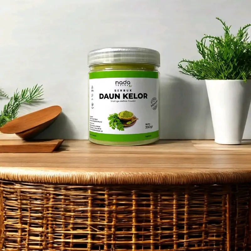 DAUN KELOR Bubuk Serbuk Premium Organik | Herbal Kolesterol & Darah Tinggi | Moringan Oleifera Organic Powder | 50gr, 100gr, 250gr, 500gr & 1Kg 4