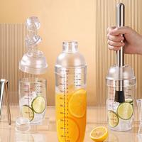 Gambar Cocktail Shaker Mixer Bartender 500 ml 700 ml dan 1000 ml Desain Boston Klasik Kapasitas 1 L Material Plastik PC Berkualitas Tinggi - 500 ML dari Tadi Pagi Coffee Roastery Kota Depok 1 Tokopedia