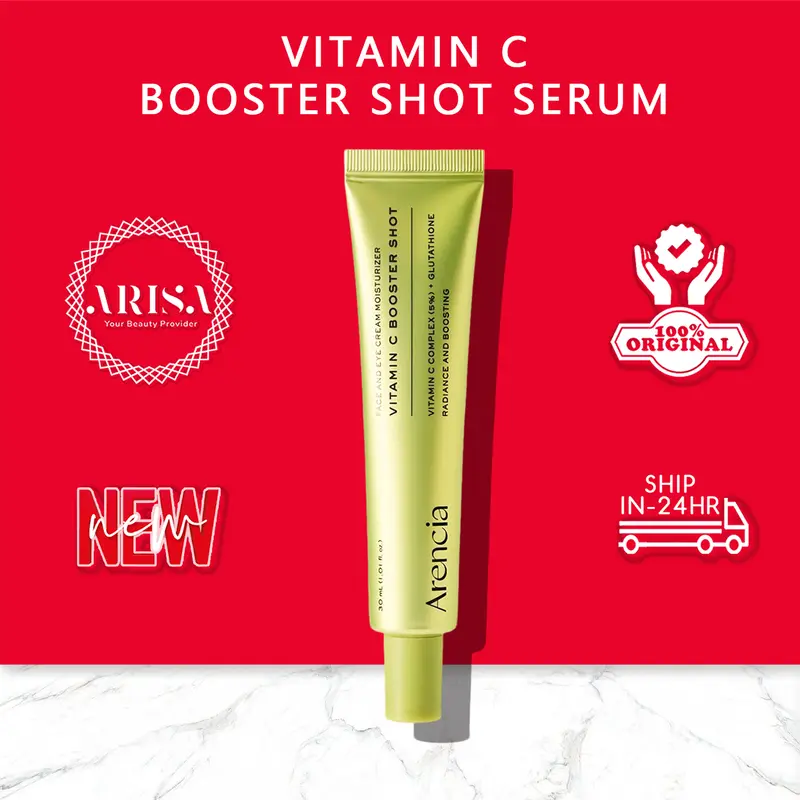 500mg glutathione tablets Arencia Vitamin C Booster Shot Serum (مع Glutathione وNiacinamide) سيروم  كوري لتفتيح البشرة وتحسين الإشراقة يحتوي على فيتامين C مع مضادات أكسدة قوية  تساعد على توحيد لون البشرة وتقليل البقع. ✨ فوائد main image 0