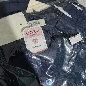 [BEST SELLER] Nyonya Piyama Oversized Cozy Pajamas Poly Bamboo Pria Set Celana Pendek