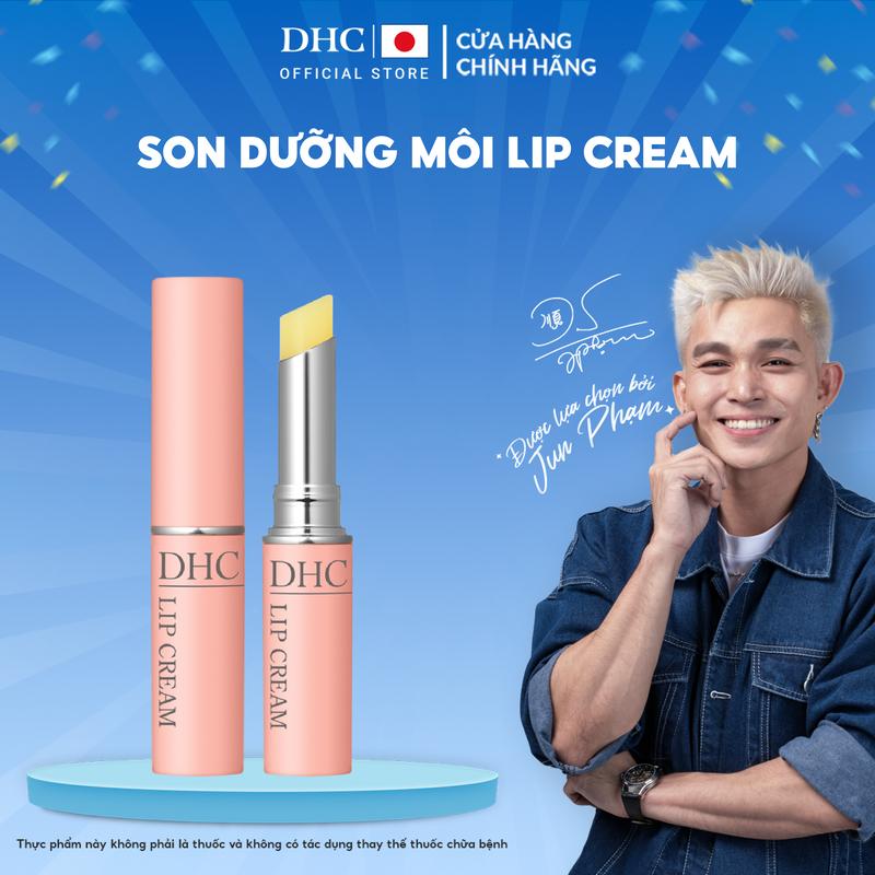 TUN PHẠM x DHC Son Dưỡng Môi DHC Nhật Bản Chính Hãng Lip Cream 1,5g - Hỗ trợ dưỡng ẩm làm mền môi dành cho Nữ và Nam