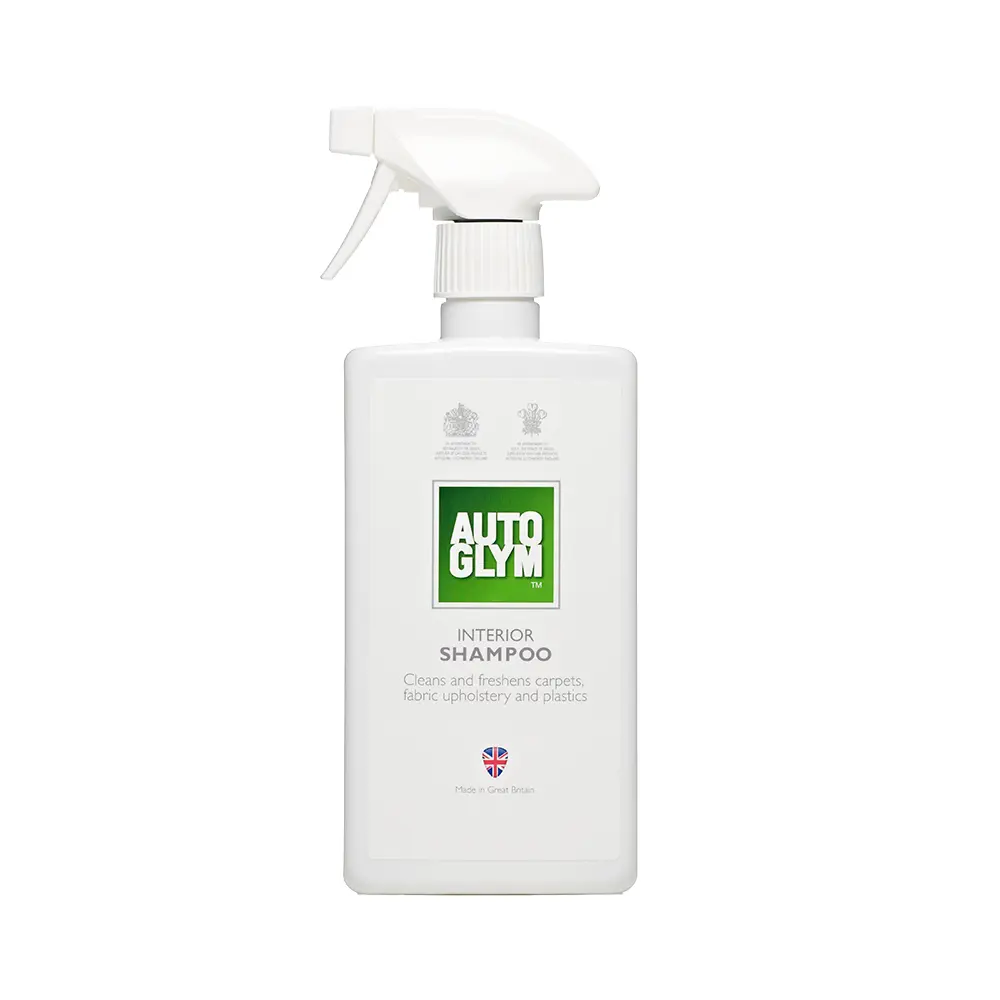 Autoglym Interior Shampoo 500ML | Quickly and easily removes stubborn stains from interior fabrics