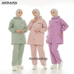 Jas Hujan RAINCOAT Pria Wanita Original  Setelan Baju Celana Bahan Tebal PVC 0,25 Best Quality