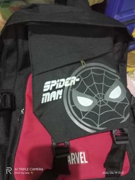 Product Review of Tas Ransel Sekolah Anak SD Kepala Otot Iron Man Captain Spiderman Kanvas Fashion Bag from ɖ**ɨ ʄ**ɨ 0