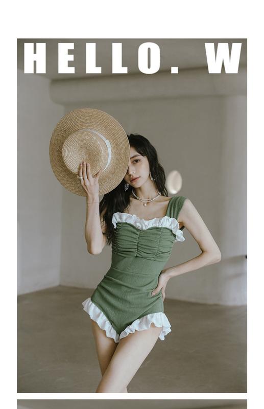 Product Introduction of Swimsuit Female Online Influencer Popular Elegant Young Maiden Sexy Super Fairy Bikini One-Piece Hot Spring Clothing 14