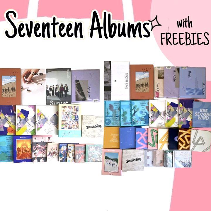 SEVENTEEN Albums with CD and Inclusion (unsealed) - TikTok Shop Philippines