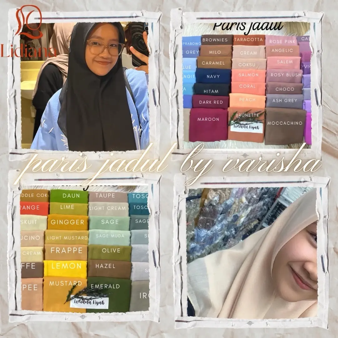 paris jadul best seller ~ brand varisha ~ by lidianahijab