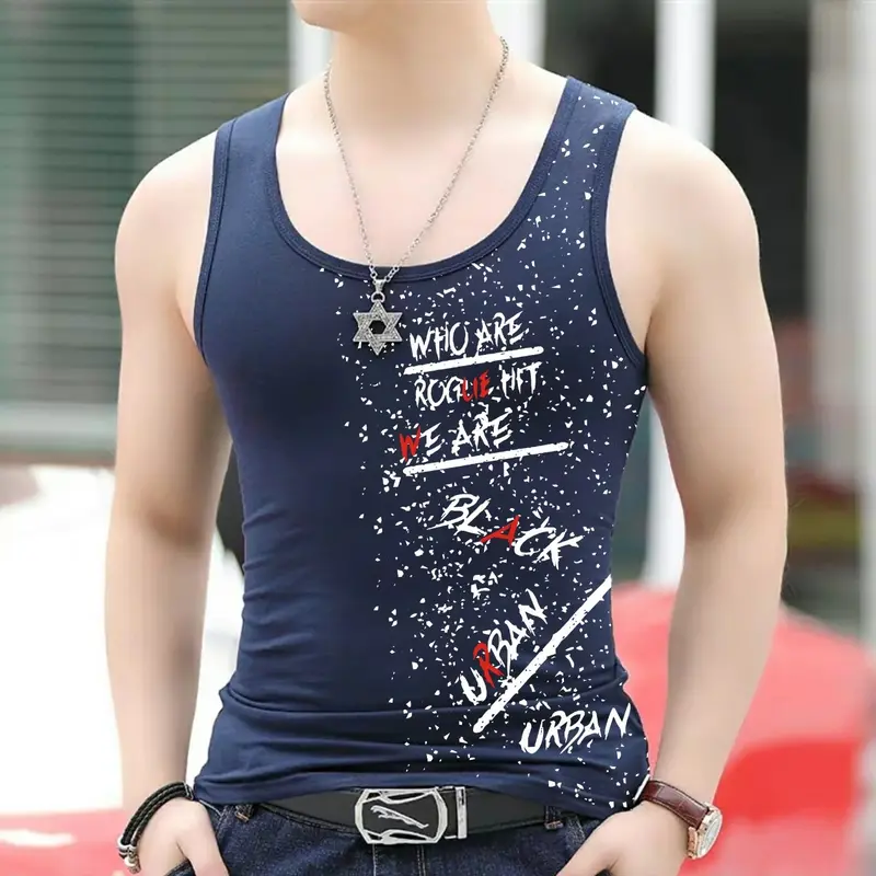 Bisa Cod Seluruh Indonesia/Atasan Saja/Singlet Black Urban - Singlet Murah 4