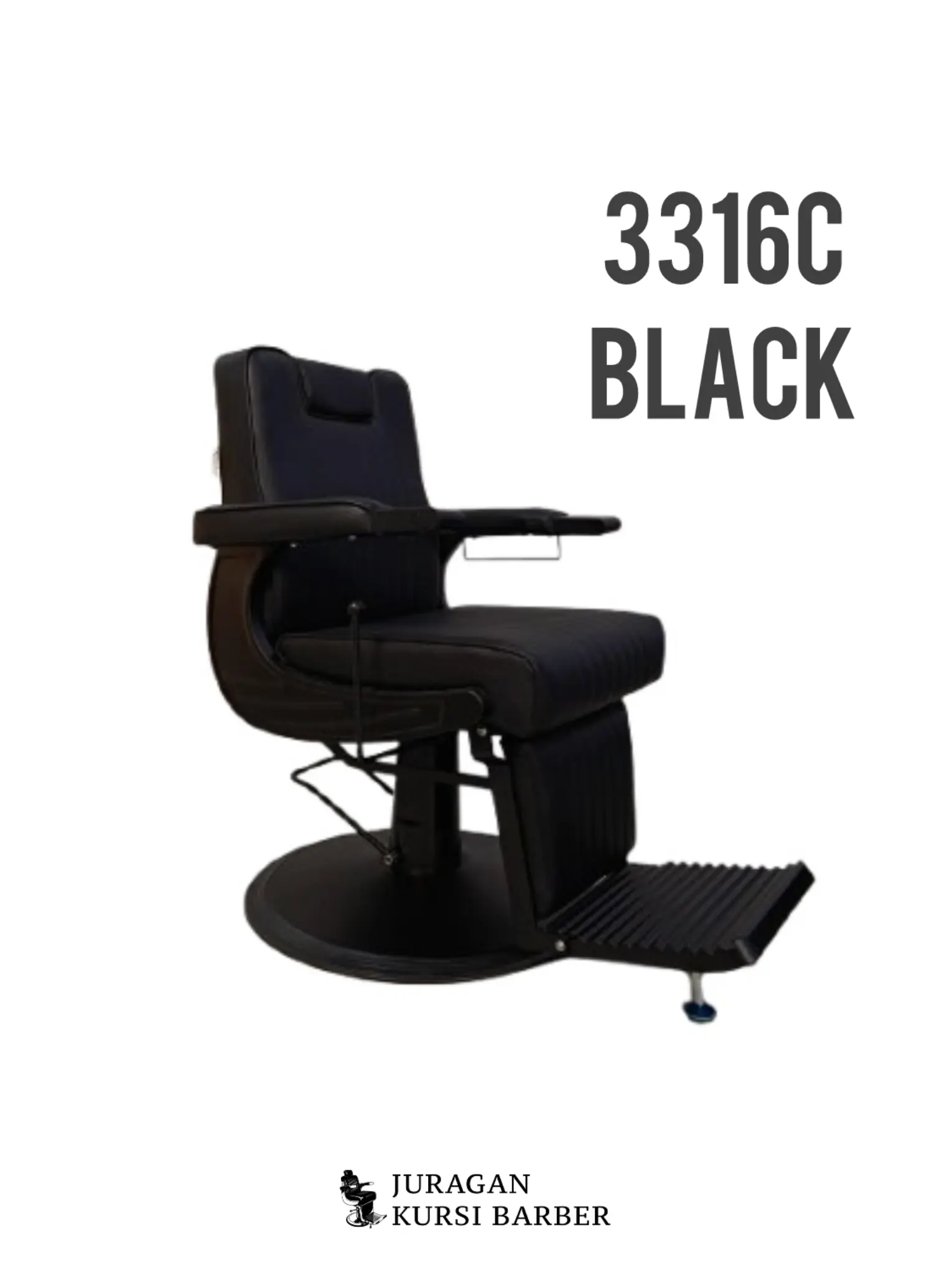 Kursi Barber Shop Hidrolik / Kursi Pangkas Rambut / Kursi Salon - Model 3316C