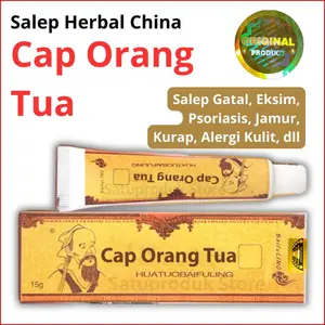 Salep/Cream Cap Orang Tua ORI untuk Gatal Membandel Eksim, Psoriasis, Kurap, Gatal Selangkangan, Gatal Alergi, Scabies, Kutu Air, Jamur