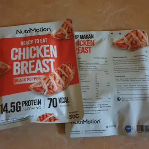 Nutrimotion Dada Ayam Siap Makan Tinggi Protein / Chicken Breast / Cemilan Sehat Rendah Lemak Food