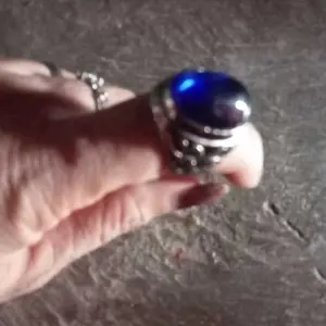 Cincin Batu Permata Blue King Sapphire Super Kualitas dan Super Quality Dim 15x20