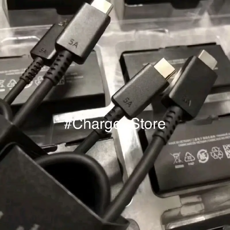 Kabel Data Sam Type C To Type C 5A SUPER FAST CHARGING ORIGINAL 100% M34 A32 A54 A33 A14 S20 A81 A80 A70 A71 S21 Panjang 1 Meter Cable Tebal Charger 6