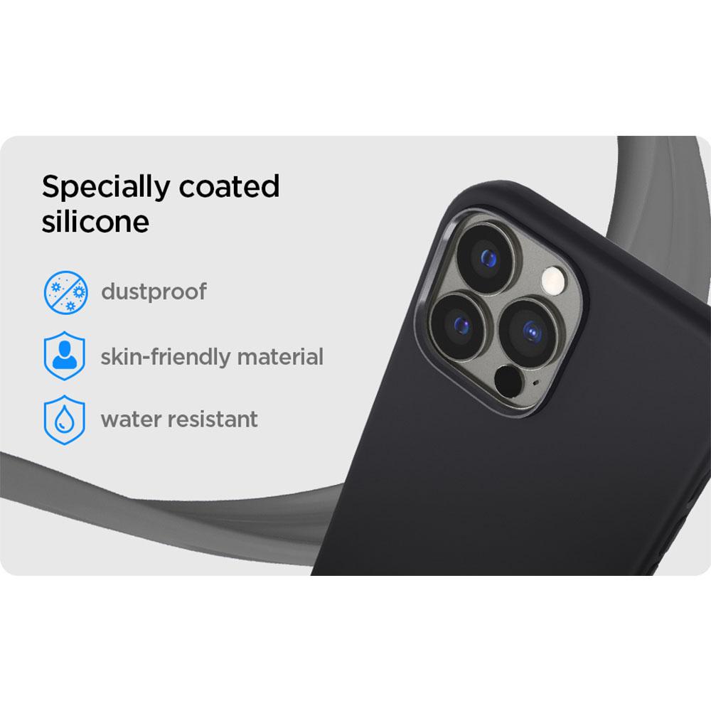 Case iPhone 13 Pro Max Mini Spigen Silicone Fit Slim Soft TPU Casing