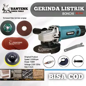 MESIN GERINDA BONCHI. GURINDA LISTRIK BONCHI BC954 GERINDA 4inch