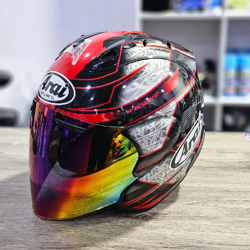 Arai Ram Warna Helmet Mhr Helmet MHR Ram Blue Riptide Convert Arai