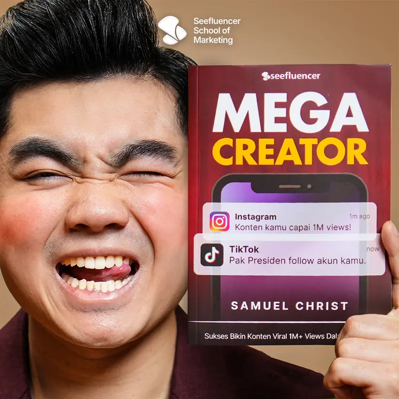 Buku Mega Creator by Samuel Christ Cara Bikin Konten Yang Selalu FYP 1M+ Views