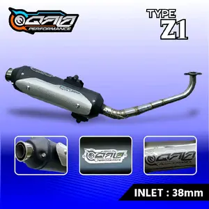 Knalpot QALA Z1 Standar Racing Bass Adem Mio Aerox Nmax Beat Vario Scoopy PCX Harian Matic