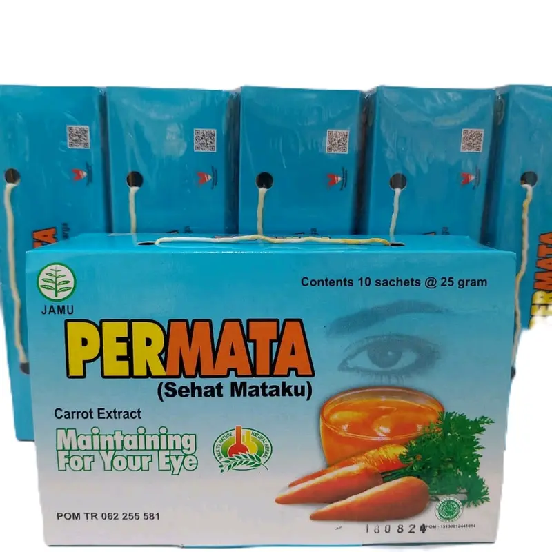 jamu PERMATA untuk memelihara kesehatan mata extrak wortel 0