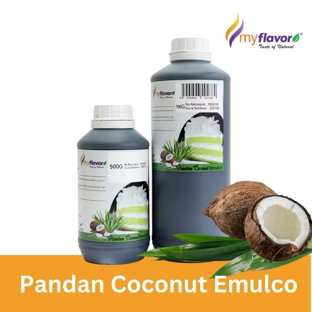 Pandan Coconut Emulco 500g/ 1KG | Food Flavor | My Flavor