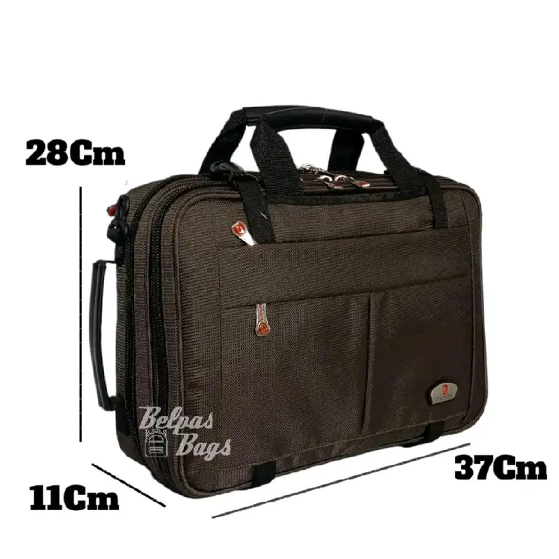 Tas kerja tas kantor selempang ransel tas laptop multifungsi polo Ace 1