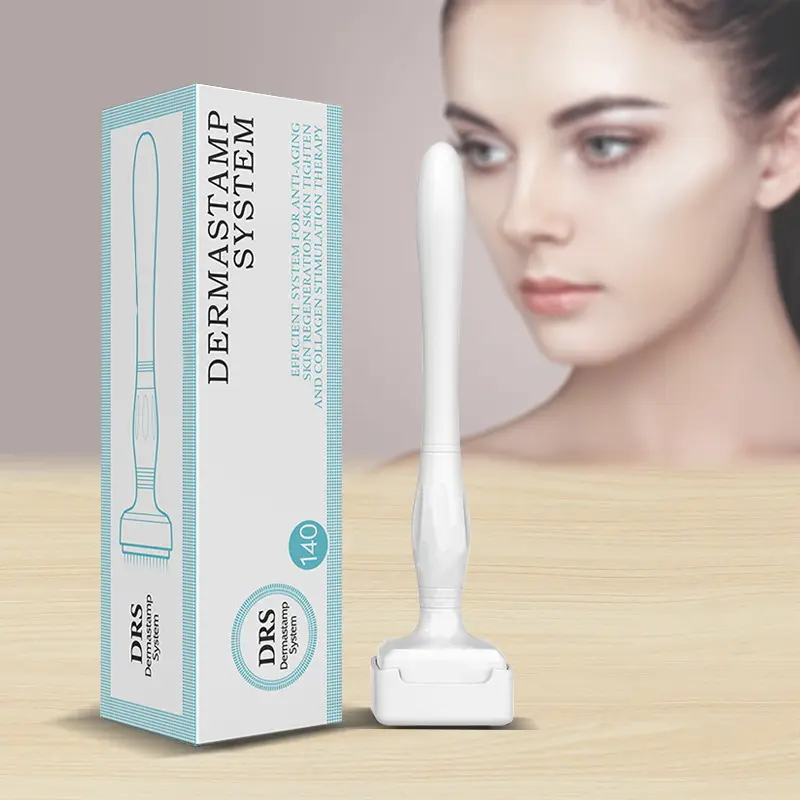 0.5mm Derma Stamp 140 Pin / Derma Roller / Multistep Stamp Roller / Skin Face Scar Acne MicroNeedles
