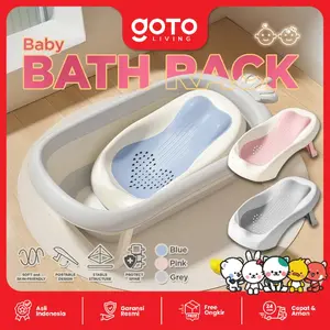 (Best Deal) Goto [COD] Sassy Baby Bath Rack Tempat Alas Bak Mandi Bayi Newborn Model Baru