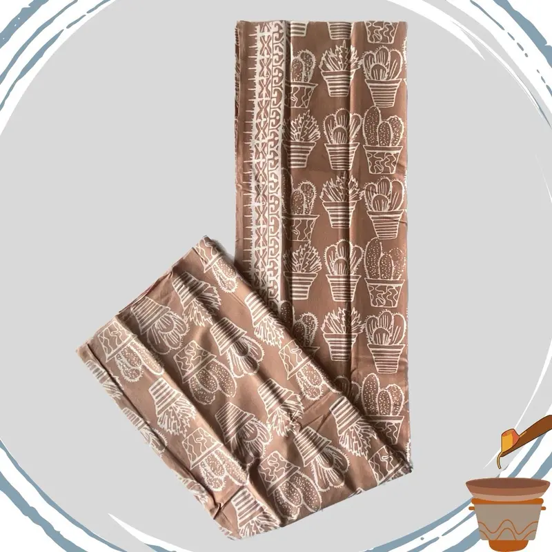 SARUNG SANTRI PUTRI (SARUNG BATIK CAP ) / KAIN BATIK CAP - EDISI WARNA COKSU { BATIK TASIK - BATIK GARUTAN } 3
