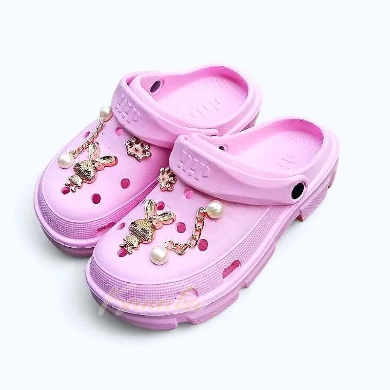 Sandal Anak IDN Bunny Rantai Lucu Model Terbaru - Fashion 0