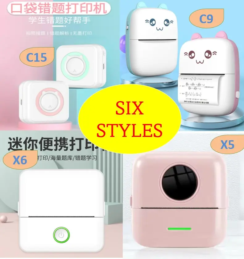 Bluetooth Thermal Printer Mini Portable Mobile Notes Printer Pocket photo Printer