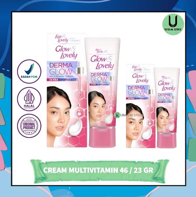 Product Introduction of Cream Glow & Lovely 46gr & 23gr Multivitamin Derma Glow Cream Pencerah Wajah 22