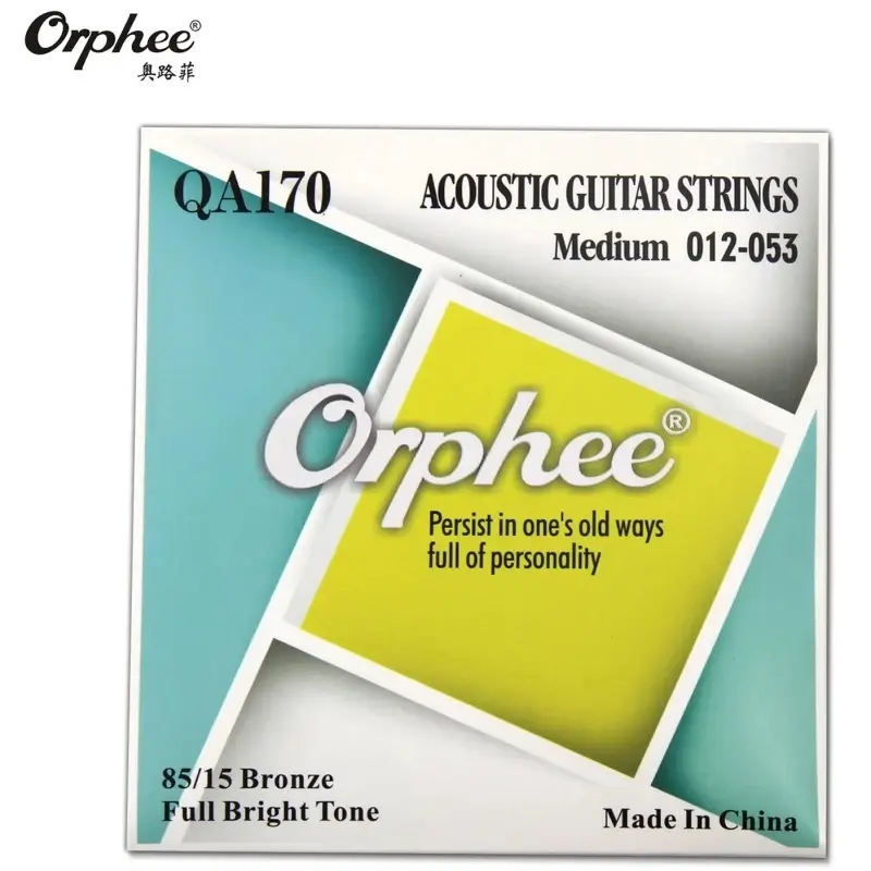 Orphee QA Senar SET Gitar Akustik String Ukuran 9 10 11 12 QA140 QA150 QA160 QA170 Q160S Q160C 1