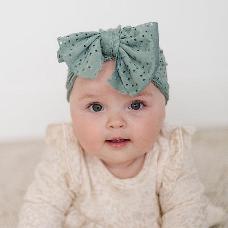 Product Introduction of Baby Cap Summer Mesh Baby Girl Hat Cute Bow Infant Baby Bonnet Cap Soft Elastic Newborn Beanie 13