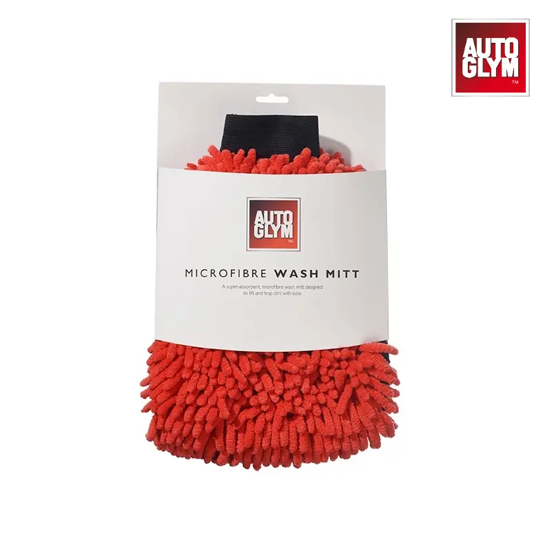 Autoglym Microfibre Car Wash Mitt | Super Absorbent Designed To Lift And Trap Dirt With Ease