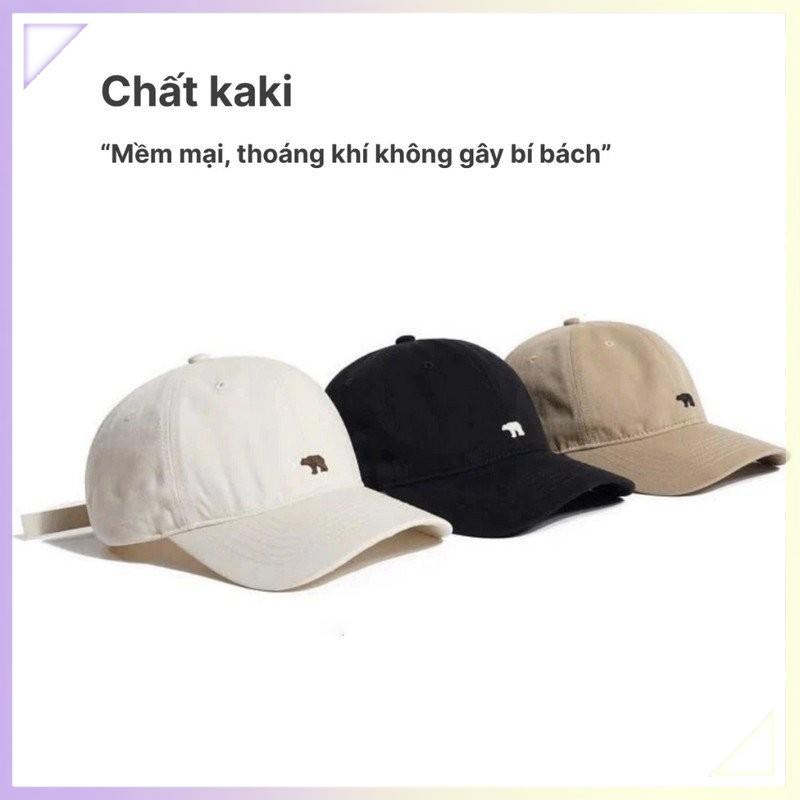 𝗙𝗹𝗮𝘀𝗵 𝗦𝗮𝗹𝗲 Mũ Lưỡi Trai Thêu Gấu Bắc Cực Đẹp Miễn Chê, Giá Siêu Mềm