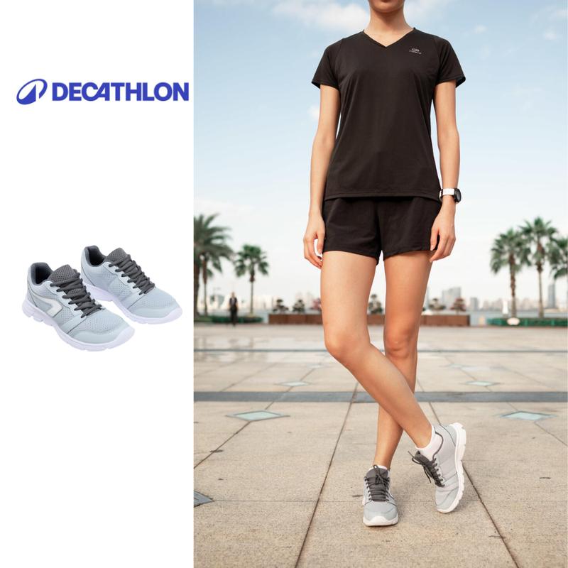 Giày chạy bộ nữ thoải mái - Ekiden One xám 8351800