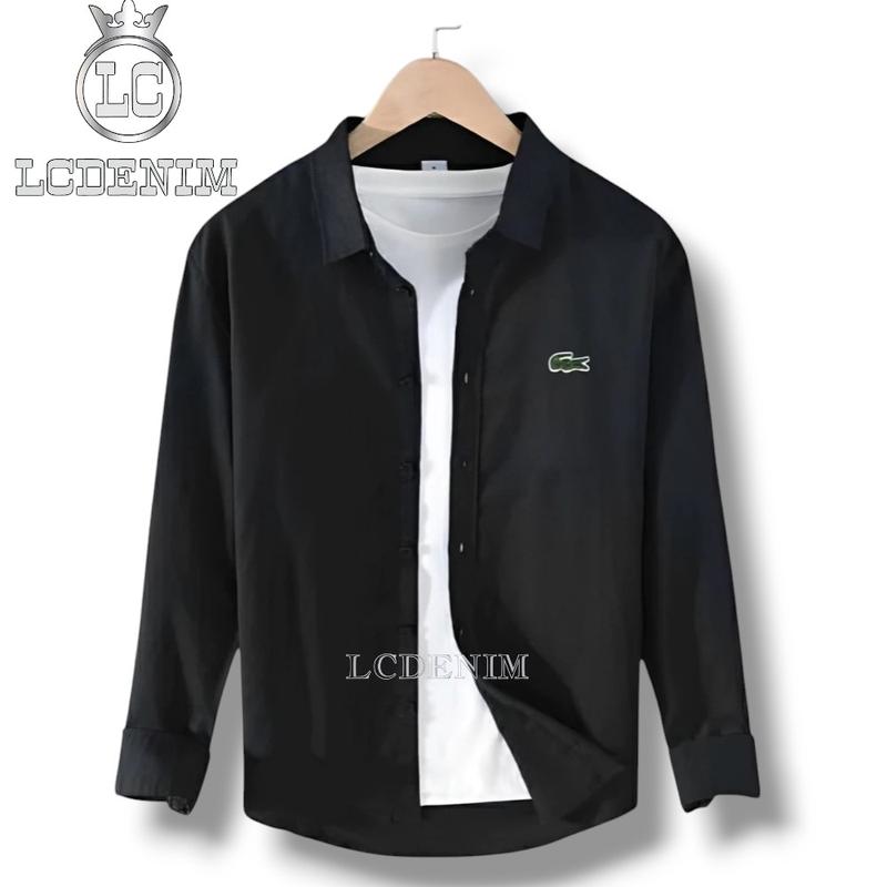 KEMEJA POLOS LENGAN PANJANG PRIA KEMEJA SLIMFIT PRIA KEMEJA KERAH Nyaman kemeja la  cost yang elegan  kemeja ini cocok dipakai dalam berbagai kesempatan. Formal Lembut  Kombinasi Putih Casual Katun 5