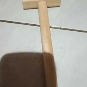 Palu Kayu Ecoprint Pinus Oven palu kotak dengan Gagang 18cm