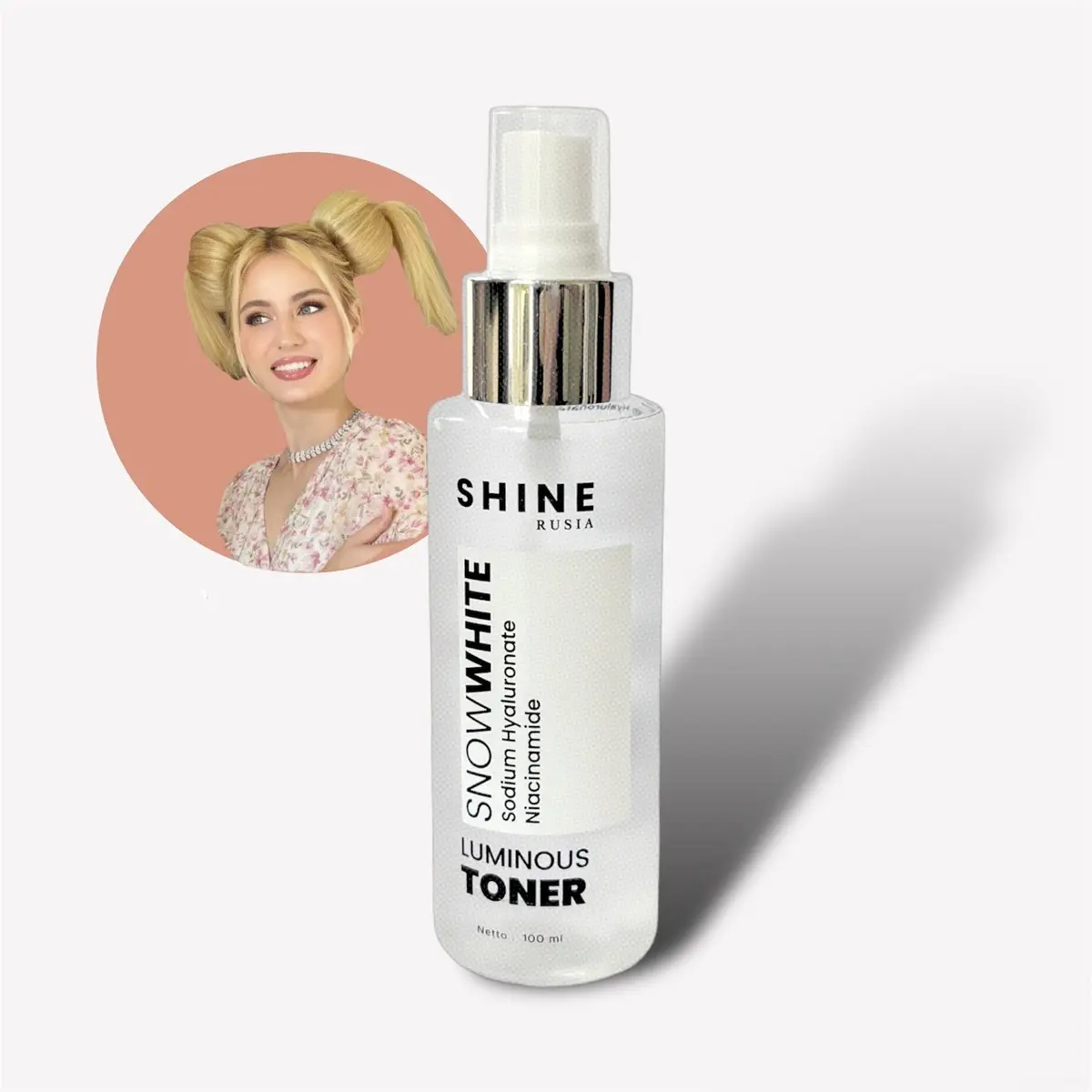 Snow White Toner Luminous By Shine Rusia Skincare