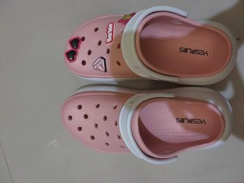 Product Review of [YESPLUS] 8102-1 Sendal Baim Fuji EVA Rubber Dengan Jibbitz 3D Anti Slip Import Fashion Hitam Pink from ه** م**ة 2