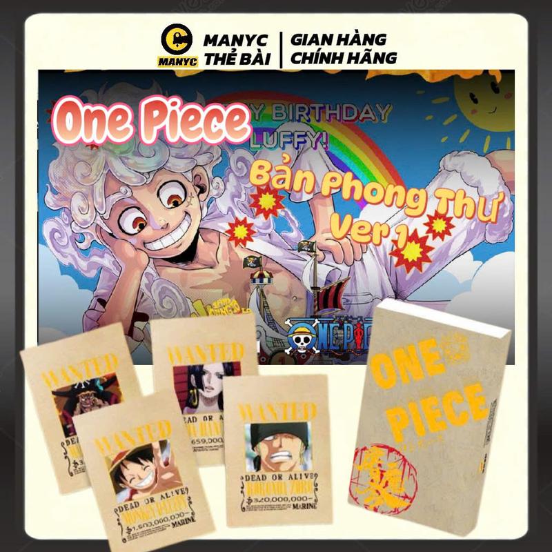  Tip Top Card Game Việt Nam Phiên bản ONE PIECE - BẢN PHONG THƯ VER 1 | Thẻ Bài Vàng Đặc Biệt | Chất Liệu Giấy | Chính Hãng | Dễ Thương - Lấp Lánh - Sang Trọng | Đồ Chơi Sưu Tầm 