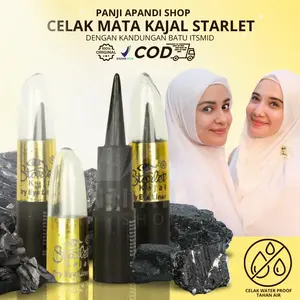 Celak KAJAL STARLET Arab Sipat Mata Stik Tahan Lama Eyeliner Waterproof Hitam Liquid