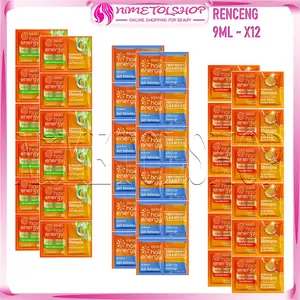 (RENCENG) MAKARIZO Hair Energy Shampoo 9ml X12 Fibertherapy Conditioning Keratin Rontok Ketombe