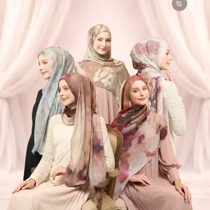 NEW ARRIVAL- Smayka Viscose Printed Modal (Pashmina Gradasi Bahan Viscose)