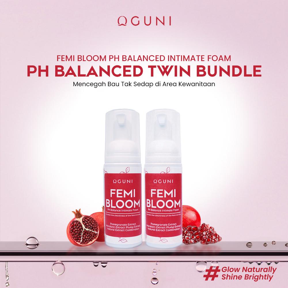 Femi Bloom PH Balanced Twin Bundle | Mencegah Bau Tak Sedap di Are Kewanitaan