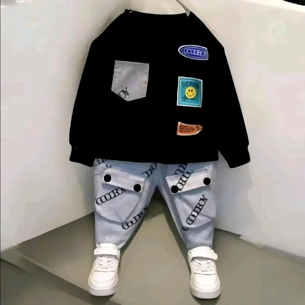 Setelan Anak Set Baju kaos dan Celana Panjang Anak Laki Laki dan Perempuan Model Kombinasi Warna Usia 1-5Tahun  BAJU ANAK LAKI LAKI DAN PEREMPUAN UKURAN  BAYI SAMPAI 6 TAHUN SETELAN SWEATER ANAK TERBARU 1-5TAHUN BAHAN KATUN FLECE SETELAN ANAK LENGAN PANJA