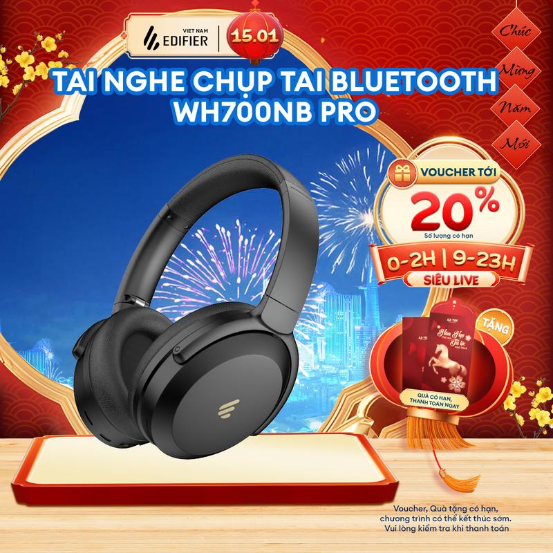 Tai Nghe Bluetooth Chụp Tai EDIFIER WH700NB WH700NB PRO | Chống Ồn Chủ Động | Thời Gian Sử Dụng Đến 56H | BH 15 Tháng