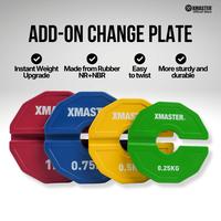 Gambar XMASTER Add-on Change Plate 0.5kg 1kg – Piringan Tambahan Dumbbell & Barbell Gym, Beban Tambahan - 0.25kg Sepasang dari XMASTER Gym Equipment ID Kab. Tangerang 1 Tokopedia